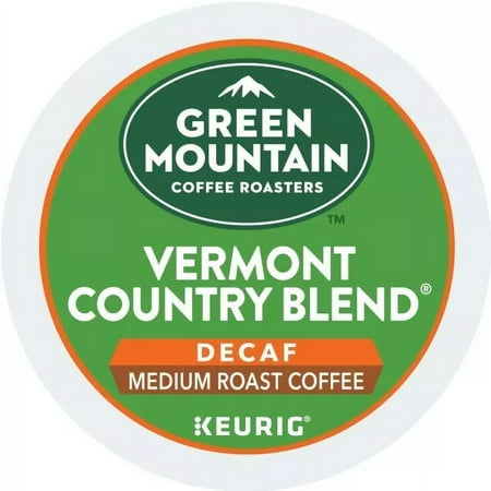 Green Mountain Coffee Roasters Vermont Country Blend Decaf, K-Cup Pods, 24 Count