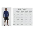thumbnail image 7 of Tyhengta Men's Long Sleeve Swim Shirts Rashguard UPF 50+ UV Sun Protection Shirt Athletic Workout Running Hiking T-Shirt Swimwear Blue Gradient L, 7 of 7