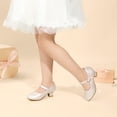 thumbnail image 2 of Zapatos de vestir PANDANINJIA Molly Girls Mary Jane con tacones de 3 cm, 2 of 7