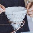 thumbnail image 5 of 100Pcs White Fan?Shaped Disposable Coffee Filter Paper Accessory for Drip Coffee Filter, 5 of 5
