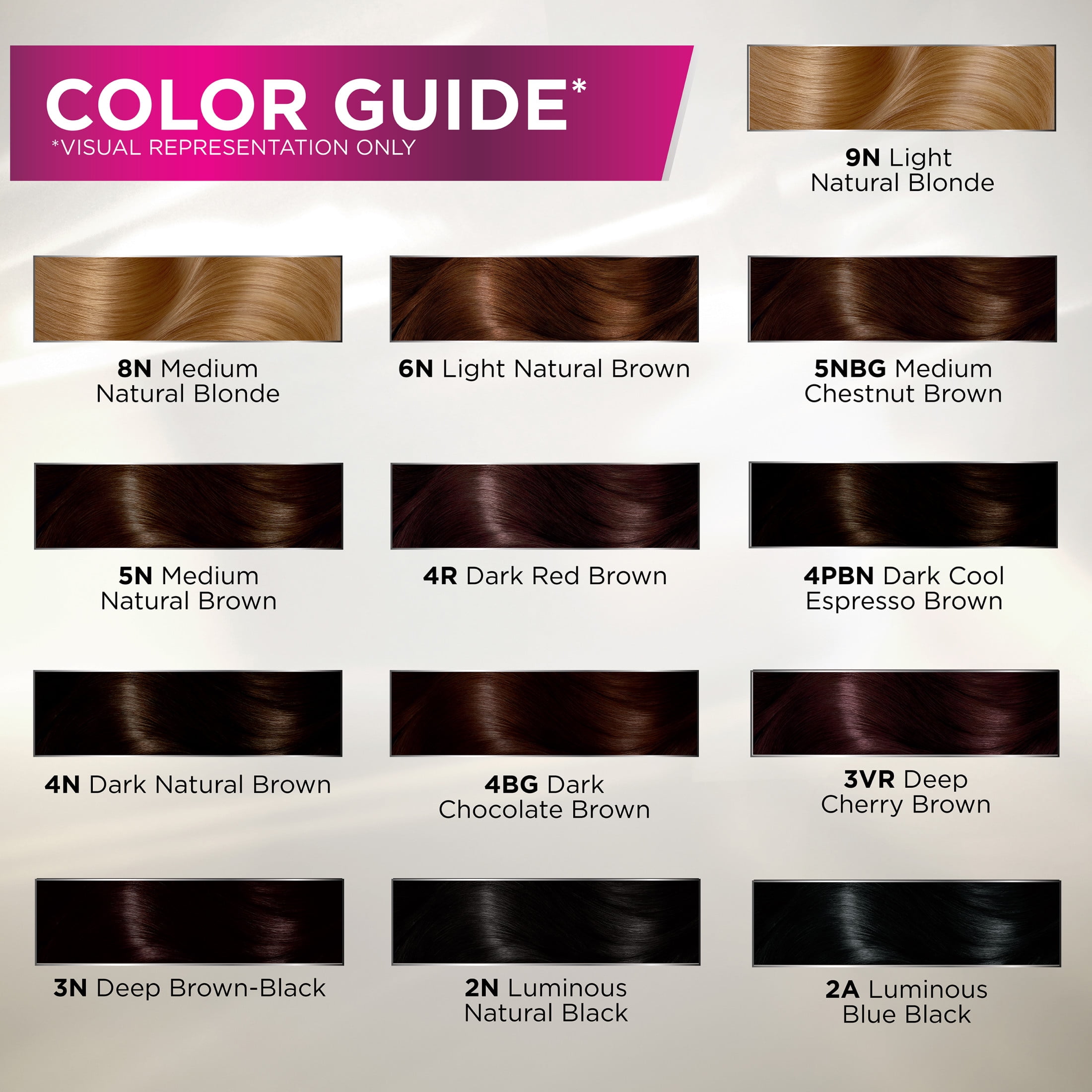 John Frieda Precision Foam Brown Permanent Hair Dye Color Kit, 6N Light Natural Brown, 1 Application