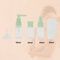 thumbnail image 2 of Unique Bargains 5 Pcs Travel Size Toiletries Bottles Containers Leakproof Squeezable Refillable Travel Container Set Green, 2 of 5