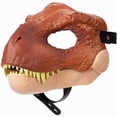 thumbnail image 1 of Máscara integral de látex con diseño de dinosaurio para fiestas, disfraz profesional, 1 of 1
