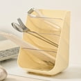 thumbnail image 6 of PPgejGEK Slant Plug Pen Container Desktop Organizer, 5.91x5.51x8.66in Office Stationery Storage, Multifunctional Desk Organizer with Drainage for Student Dormitory, 6 of 6