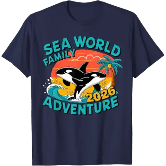 Sea World Family Adventure 2026, Family Sea World T-Shirt