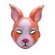 thumbnail image 3 of Máscara realista 3D de PVC para la cabeza, máscara de mascarada de Halloween, tocado de animal Cafe Blanco, 3 of 9