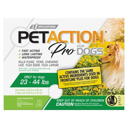 UPC: 0818145014321 | PETACTION PRO Flea & Tick Topical Treatment for Medium Dogs  23-44 lbs  6 Month Supply