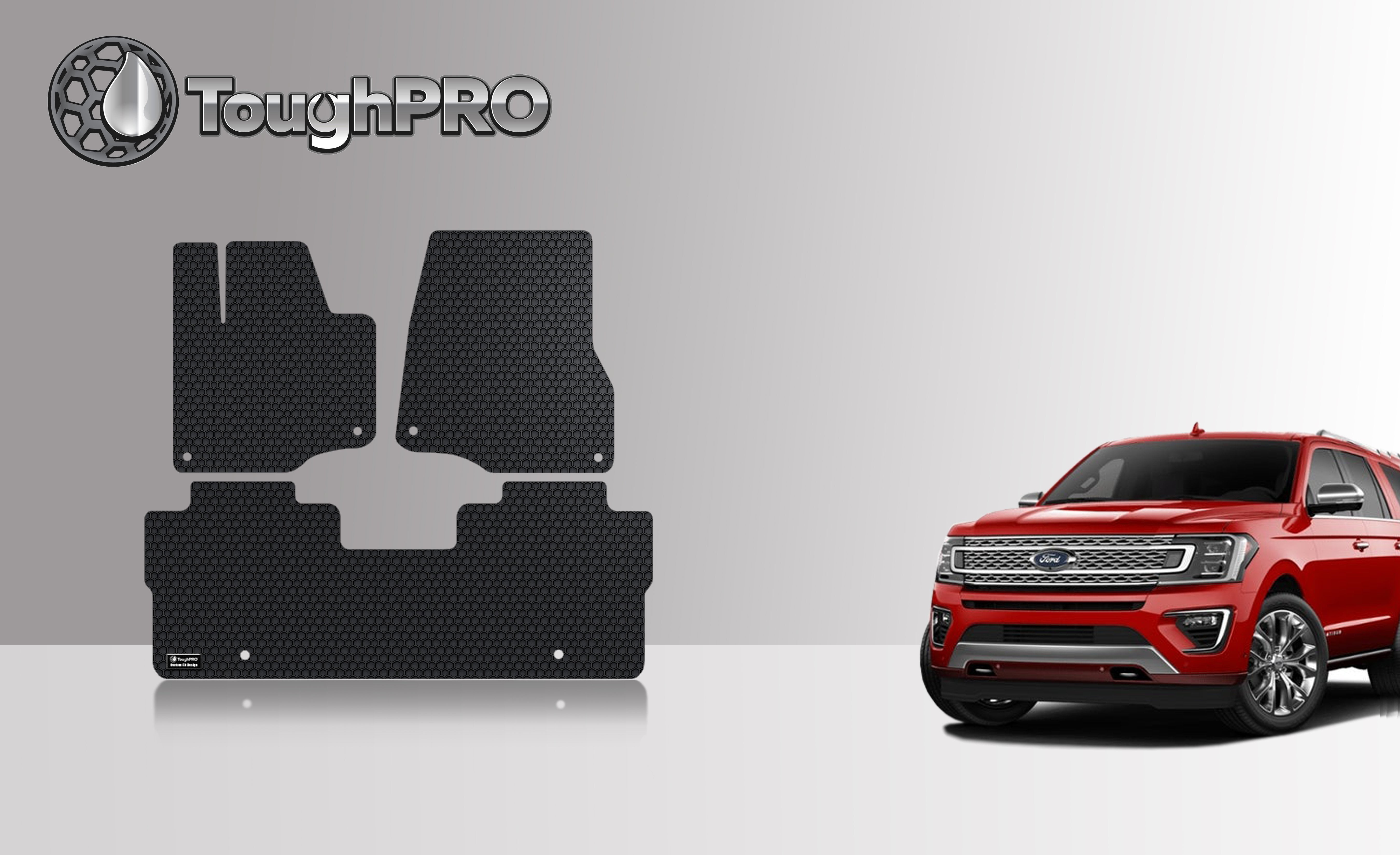 ToughPRO Floor Mat Accessories 1st & 2nd Row Mats Compatible with 2020