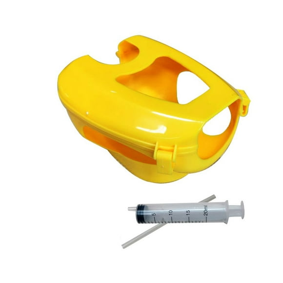 Soporte para animales, portátil, reutilizable, lavable, reemplazo profesional, casa de campo, jaula para mascotas, soporte, marco, accesorios Suministros de alimentación y agua para Amarillo Greeniant PT004290-02