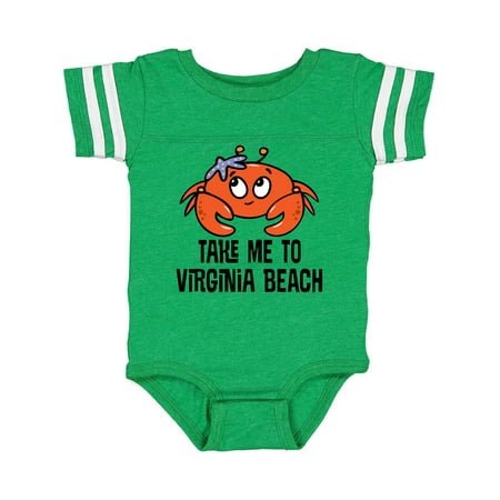 

Inktastic Virginia Beach Souvenir Cute Gift Baby Boy or Baby Girl Bodysuit