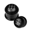 thumbnail image 1 of 316L Surgical Steel Black PVD Flesh Tunnel Plug With Gear Shift Design, 1 of 1