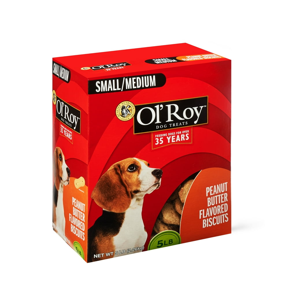 Ol' Roy Peanut Butter Flavored Dog Biscuits, Small/Medium, 5 lbs