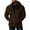 Brown, variant on Dtydtpe Jacket Men, Men Pullover Hoodie Zip Sweatshirt Hooded Winter Warm Outwear Pocket Coat Jackets for Men