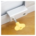 thumbnail image 3 of Aluminum Window Locks with Key Window Cable Limit Lock Adjustable Portable Alloy Security, 3 of 8