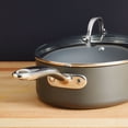 thumbnail image 4 of Rachael Ray Hard Anodized Nonstick 5 qt Cookware Oval Saute Pan, Gray, 4 of 10