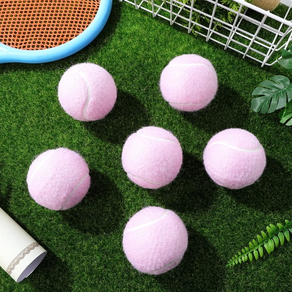 FOMIYES Set of 6 Lightweight Tennis for Beginner Training, Practice, and Playground Use
