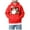 Red, variant on Ccpelsie Kids Hoodies for Boys Fall Winter Pullover Toddler Warm Hooded Sweatshirt Active Shirts(Grey,6-7 Years)