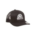 thumbnail image 2 of Gravity Outdoor Casquette Rétro de Camionneur Snapback - Noir/noir/blanc, 2 of 2