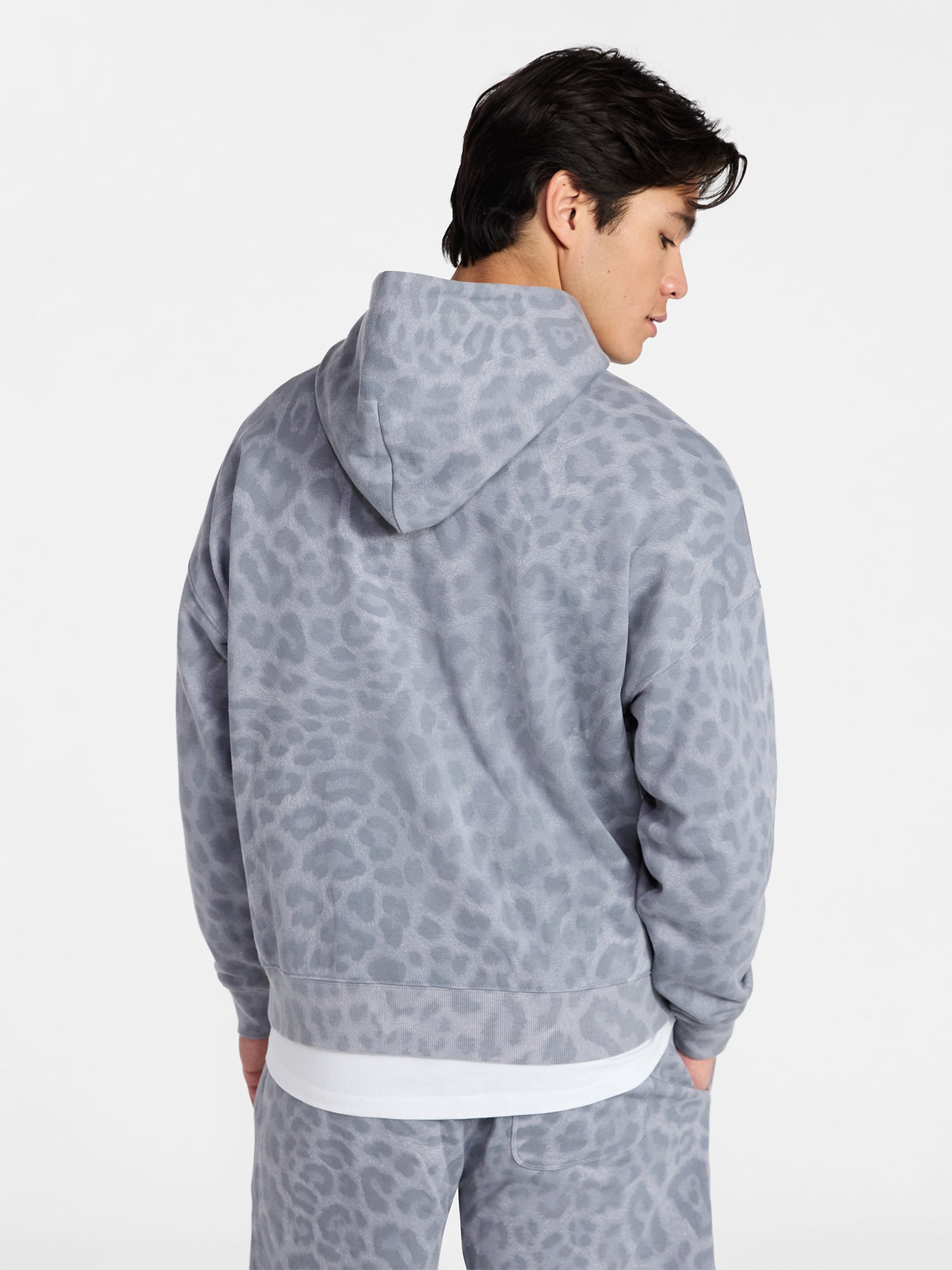 No Boundaries Oversized Hoodie with Long Sleeves, Men's XS-4XLT