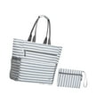 thumbnail image 4 of Bolso de playa, bolso de hombro para mujer, plegable, de gran capacidad, resistente a la arena, de viaje para playa, para viajes familiares con, 4 of 9