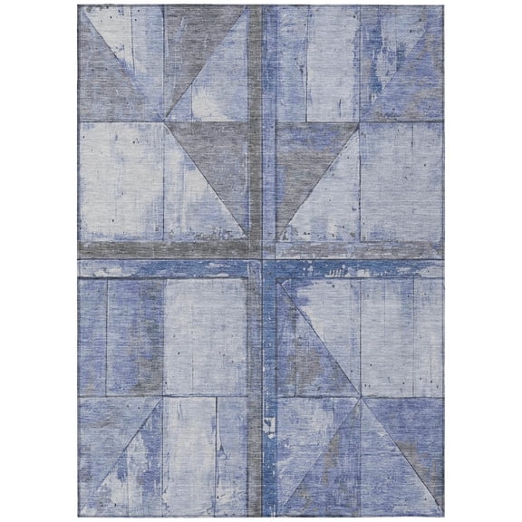 Dalyn Rugs Machine Washable Indoor/Outdoor Chantille Denim 2'6" x 3'10" Rug