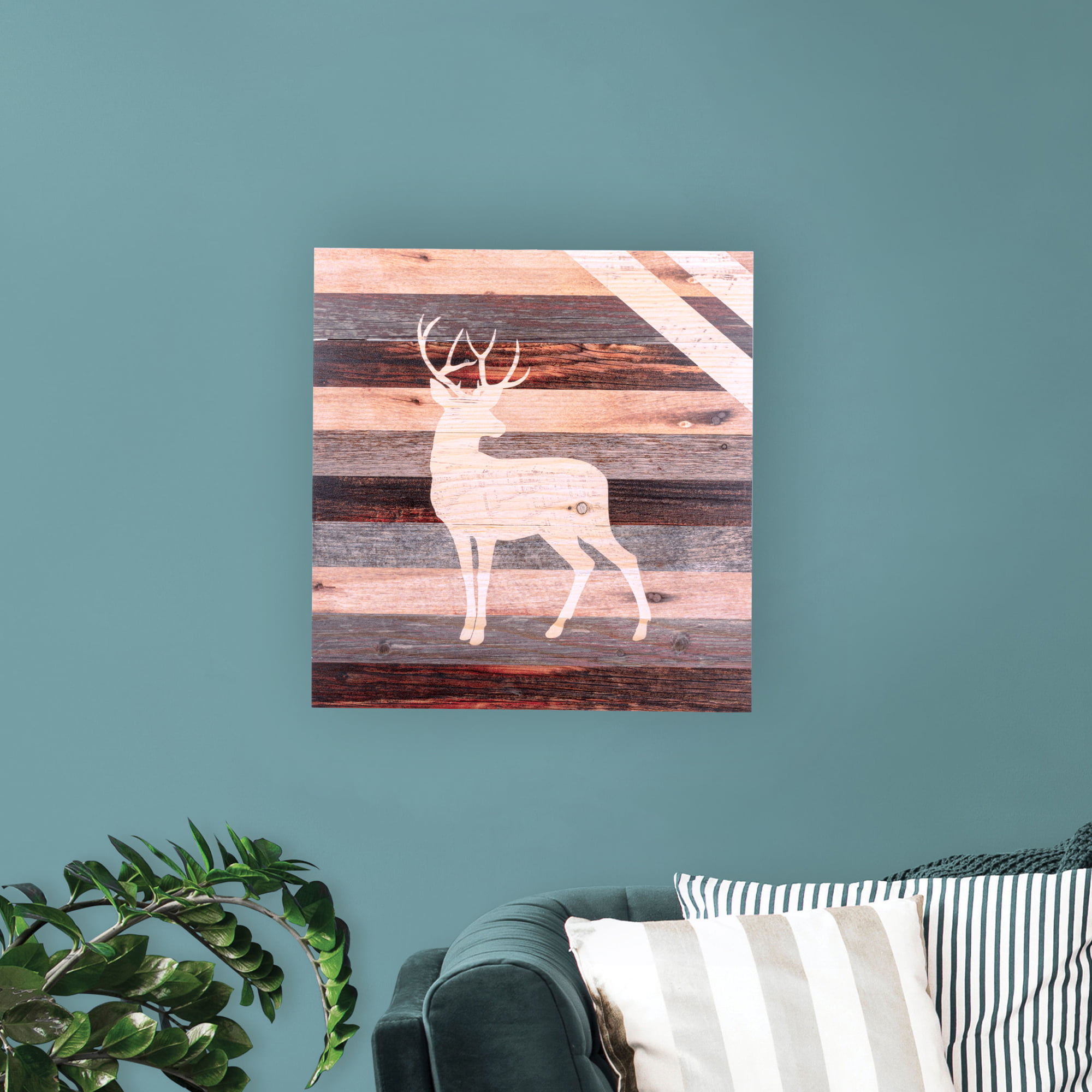 PRINTS Deer Wall Art (W 40 x H 50 x D 2.5 cm)