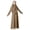 ZA-Khaki-summer linen dresses, variant on Kids Prayer Dress Muslim Clothes for Girls Long Sleeve Abaya with Hijab Two Piece Maxi Islamic Set Scarf Kaftan Jilbab 4-12Y