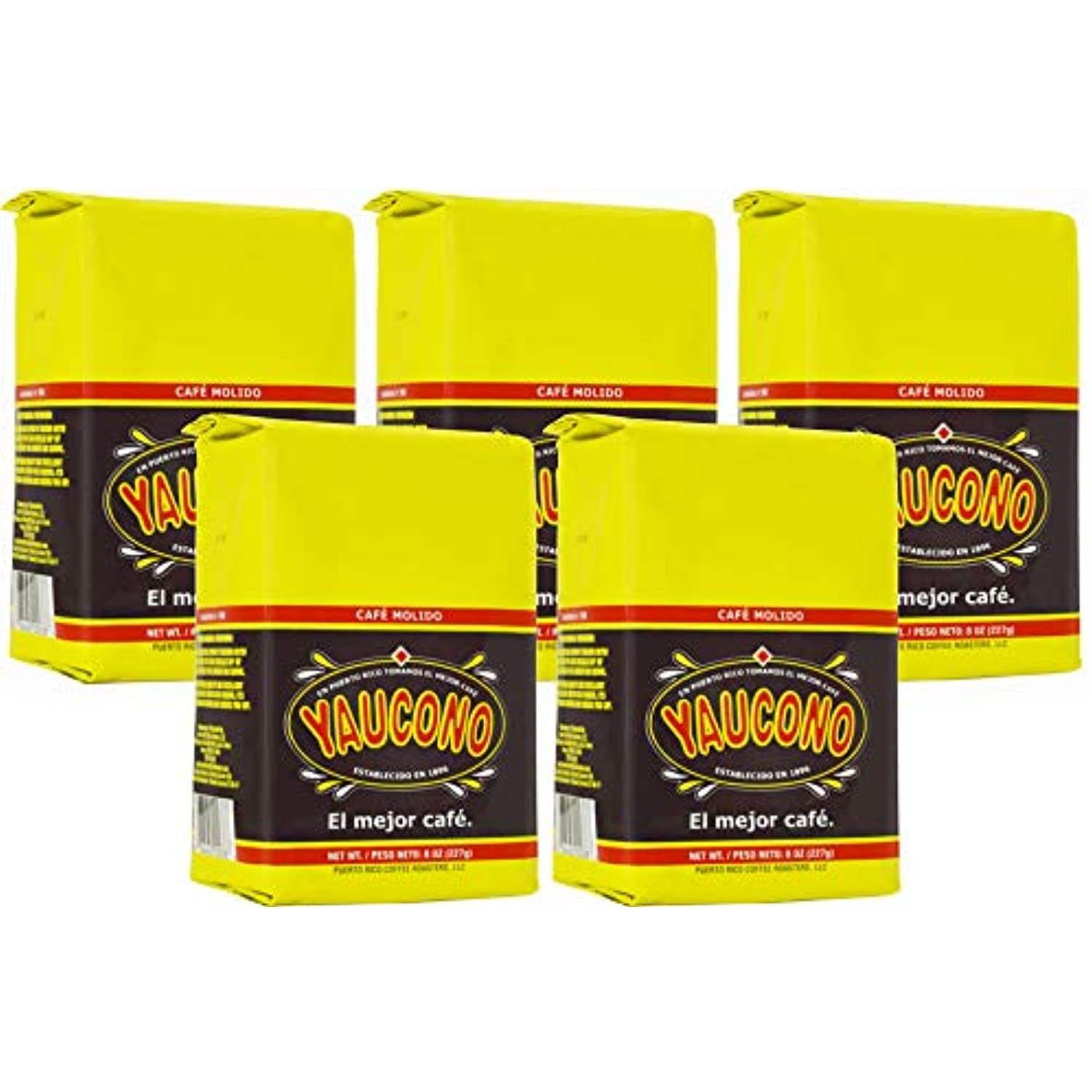 Coffee Yaucono 5 Bags 8Oz
