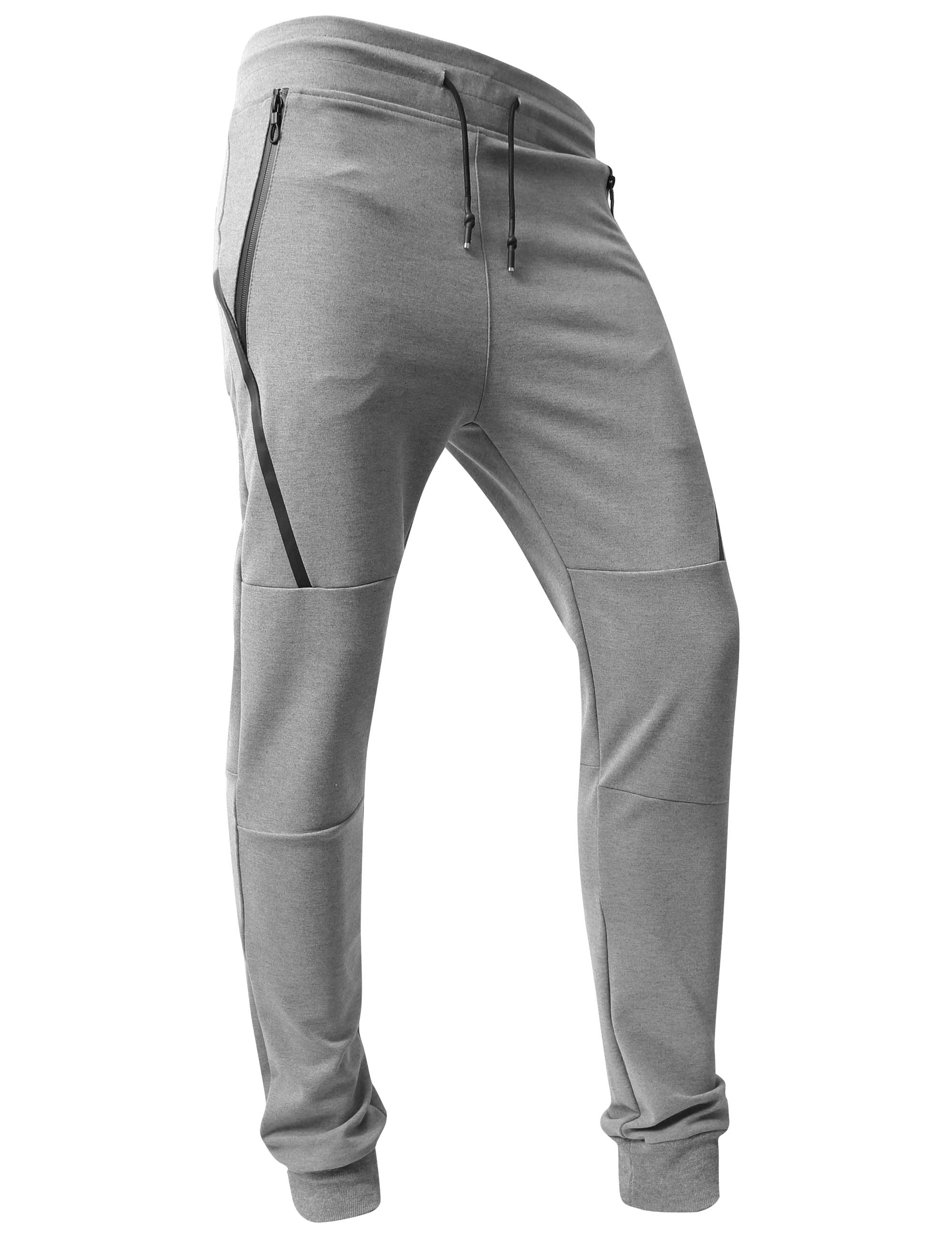 Ma Croix Mens Tracksuit Zip Up Hoodie Jacket and Jogger Pants Slim Fit ...