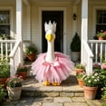 thumbnail image 2 of Lzobxe Porch Goose Clothes, Outdoor Garden Gooses Clothes for Cement or Plastic Statue, Yard Costume Set for Patio Lawn Entrance Decoration, 2 of 6