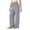 Gray, variant on Yungyresw Womens Wide Leg Palazzo Pants Solid Drawstring Lightweight Baggy Pants Casual Comfort Flowy Women Pants With Pocket Deep Green L