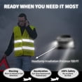 thumbnail image 4 of Paquete de 5 chalecos de seguridad KLMN-Safety Reflective Hi-Vis amarillos, 4 of 7