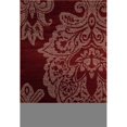 thumbnail image 1 of Art Carpet 841864107470 4 x 6 ft. Bastille Collection Large Damask Border Woven Area Rug, Red, 1 of 2