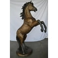 thumbnail image 6 of Nifao Beautiful stallion horse bronze statue – Garden Outdoor Decor Sculpture, 47"L x 28"W x 74"H, 6 of 12