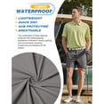 thumbnail image 4 of PULI Golf Shorts Men 5 Inch Inseam Stretch Casual Dress Shorts with Pockets Waterproof Lightweight Quick Dry, 4 of 6