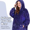 thumbnail image 5 of Catalonia Oversized Sherpa Hoodie Blanket for Adults, 5 of 8