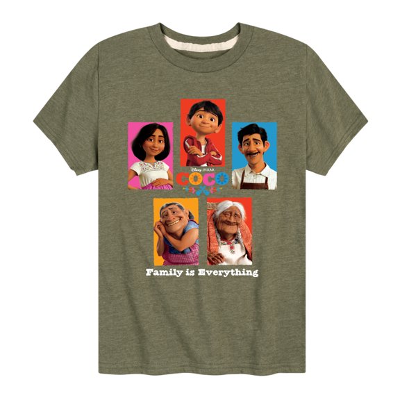 Coco - Family Is Everything - Toddler And Youth Short Sleeve Graphic T-Shirt