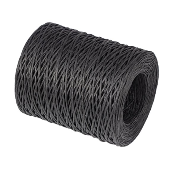 Shisuyan 1 Roll 210M Creative Floral Packaging Materials Vine Wire Bind Sturdy Wire Rustic Wire Wrapping Wire for Flower Bouquets (Black)
