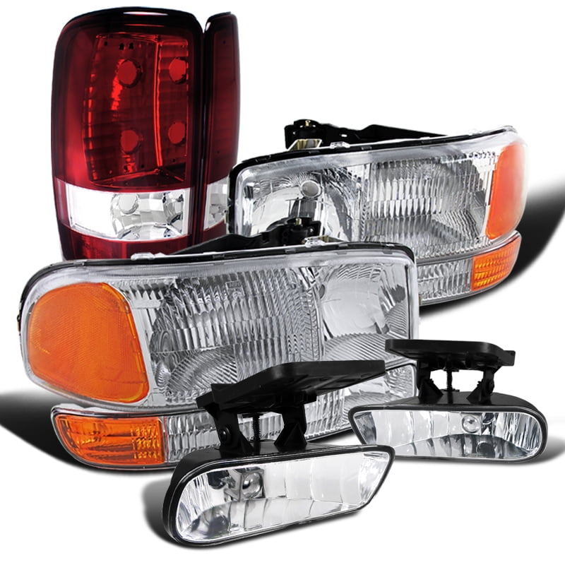 SpecD Tuning For 20002006 Gmc Yukon Xl Headlights + Bumper Lights