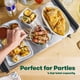 thumbnail image 3 of BELLA Servidor de buffet eléctrico triple de 3 x 1,5 cuartos, bandeja para calentar alimentos y olla de cocción lenta, estación de servicio calentada de acero inoxidable cepillado para fiestas y cater, 3 of 5