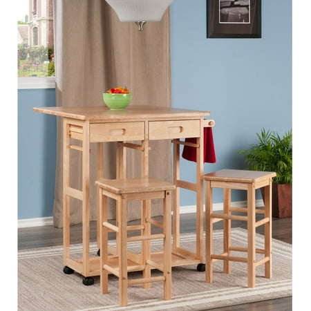 Winsome Wood Suzanne 3-Piece Space Saver Set, Multiple Finishes