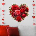 thumbnail image 6 of Valentine's Day Window Stickers Removable Wall Decals for Home Decor - Glass Door, Bathroom, Living Room Wall Art Decorations (1pc), 6 of 7