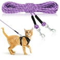 thumbnail image 1 of Rypet Reflective Cat Long Leash - 30 FT Escape Proof Walking Leads Yard Long Leash Durable Safe Personalized Extender Leashes Traning Play Outdoor for Kitten, Puppy, Rabbit and Small Animals(Purple-M), 1 of 3