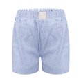 thumbnail image 5 of biudgviw Summer Shorts for Women Striped Elastic High Waisted Casual Shorts Comfortable Beach Vacation Shorts, 5 of 5