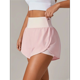 thumbnail image 4 of Pantalones Cortos de Cintura Alta para Mujer, Ideales para Correr, Hacer Ejercicio en el Gimnasio, con Bolsillos Interiores. Rosa XL, 4 of 6
