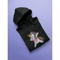 thumbnail image 3 of Unicorn Dabbing    Hoodie Women -Image by Shutterstock, Female Small, 3 of 4