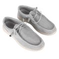 thumbnail image 1 of Zapatos casuales para hombre, para caminar, de moda, deportivos, transpirables, ligeros, suaves, de lona, color gris 45 (275 mm/10,8 pulgadas), 1 of 15