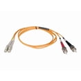 thumbnail image 1 of Eaton Tripp Lite Series 125 Multimode ST multi-mode Duplex (M) 50/ Fiber Patch Cable (LC/ST), 3M (10 Ft.) - Câble de Raccordement - (M) vers LC Multi-Mo - 3 M - Fibre Optique - Duplex - 50 / 125 Microns - orange -, 1 of 1