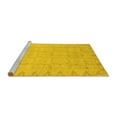 thumbnail image 2 of Ahgly Company Machine Washable Indoor Round Oriental Yellow Traditional Area Rugs, 8' Round, 2 of 4