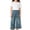 AB1 Blue, variant on Tisuna Loose Fit Denim Pants For Toddler Girls Solid Color Elastic Waist Wide Leg Jeans Fashion Comfortable Little Girls Party Playwear Pants Blue Size 3-4 Years